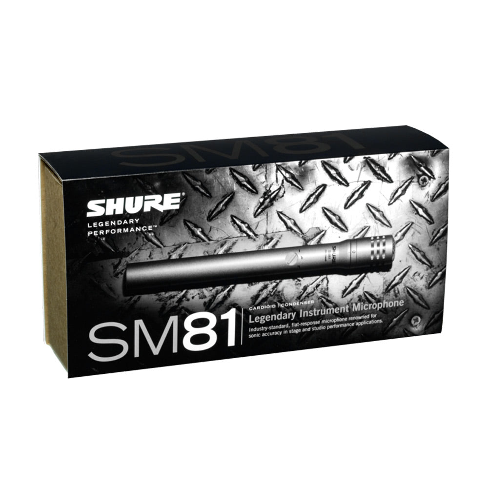 Shure SM81 Condenser Instrument Microphone-microphone-Shure- Hermes Music